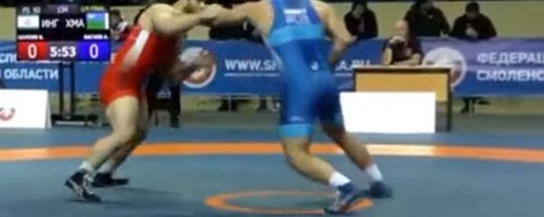 Драка на Чемпионате России по вольной борьбе до 23-х лет - Sputnik Тоҷикистон