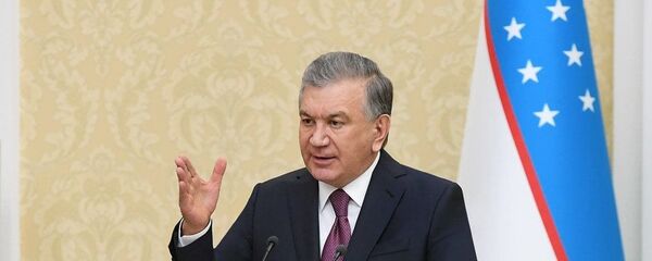Президент Узбекистана Шавкат Мирзиёев Президент Узбекистана Шавкат Мирзиёев - Sputnik Таджикистан