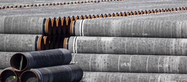 Газопроводы, идущие к российскому трубоукладчику Академик Черский Газопроводы, идущие к российскому трубоукладчику Академик Черский - Sputnik Таджикистан