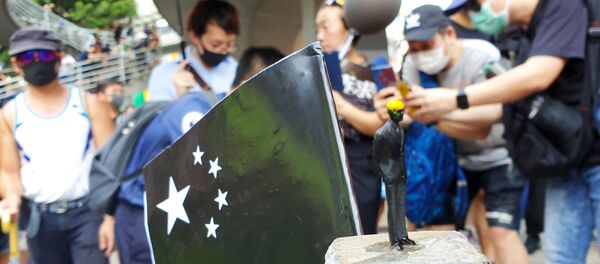 Акция протеста в Гонконге - Sputnik Таджикистан