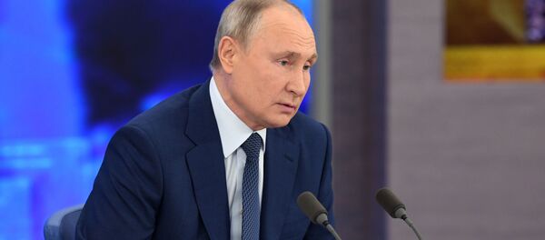 Ежегодная пресс-конференция президента РФ В. Путина - Sputnik Тоҷикистон