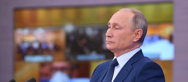Ежегодная пресс-конференция президента РФ В. Путина - Sputnik Таджикистан