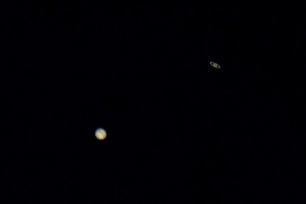 Встреча Юпитера и Сатурна в небе над штатом Канзас - Sputnik Тоҷикистон