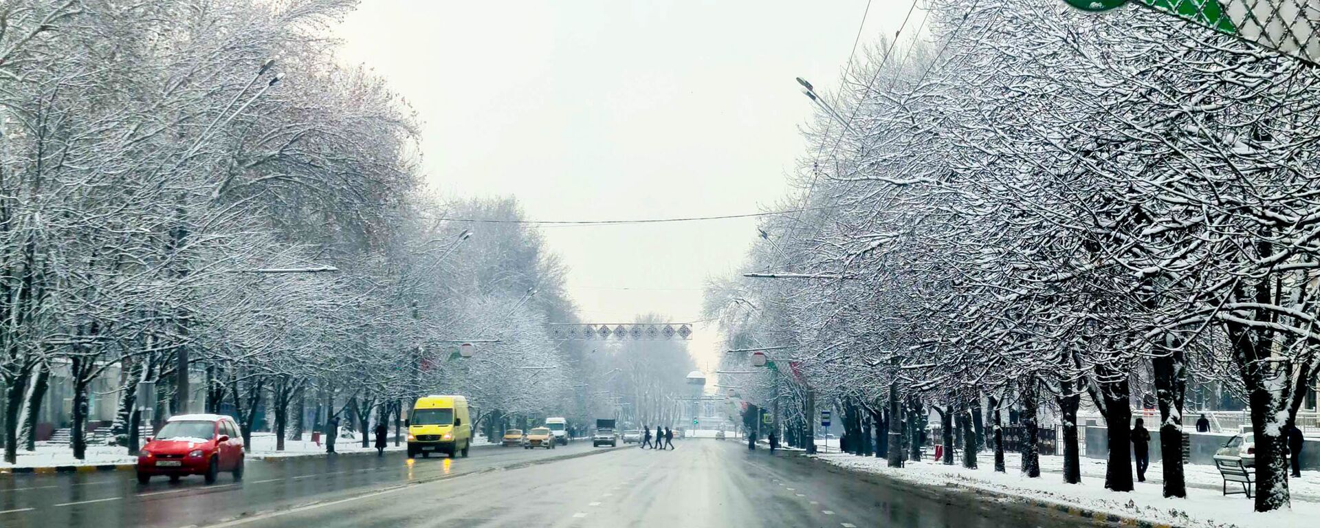 Зима в городе Душанбе - Sputnik Тоҷикистон, 1920, 18.02.2021