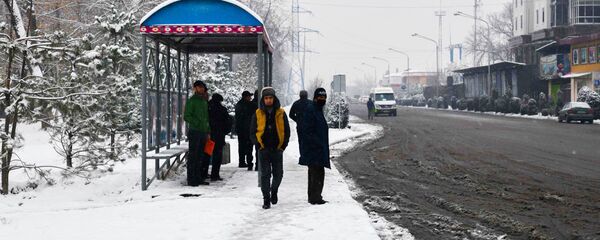 Зима в городе Душанбе - Sputnik Тоҷикистон