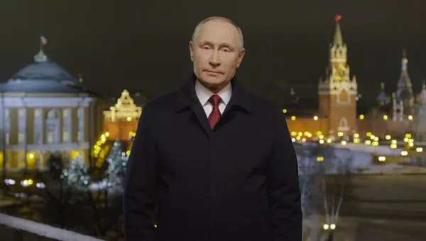 Поздравление Путина с Новым годом - Sputnik Тоҷикистон