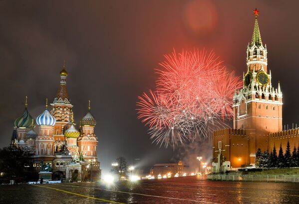 Новый год в Москве - Sputnik Таджикистан