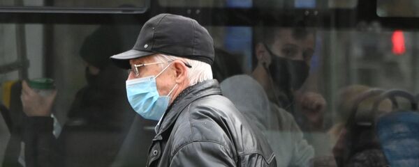 Масочный режим в Москве Масочный режим в Москве - Sputnik Таджикистан