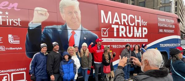 Акция сторонников Трампа в Вашингтоне - Sputnik Тоҷикистон