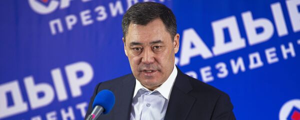 Пресс-конференция С. Жапарова по итогам выборов в Киргизии - Sputnik Тоҷикистон
