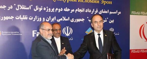 Подписание соглашения о тоннеле Истиклол - Sputnik Тоҷикистон