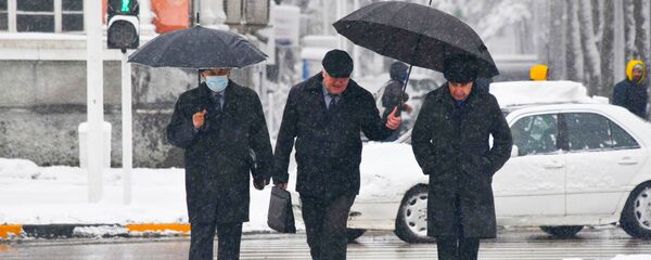 Зима в городе Душанбе - Sputnik Тоҷикистон