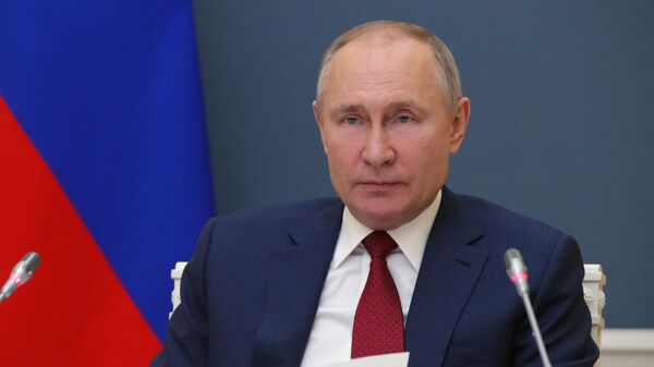 Президент РФ В. Путин выступил на сессии онлайн-форума Давосская повестка дня 2021 - Sputnik Таджикистан