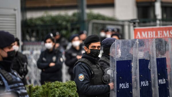 Офицеры турецкой полиции  - Sputnik Таджикистан