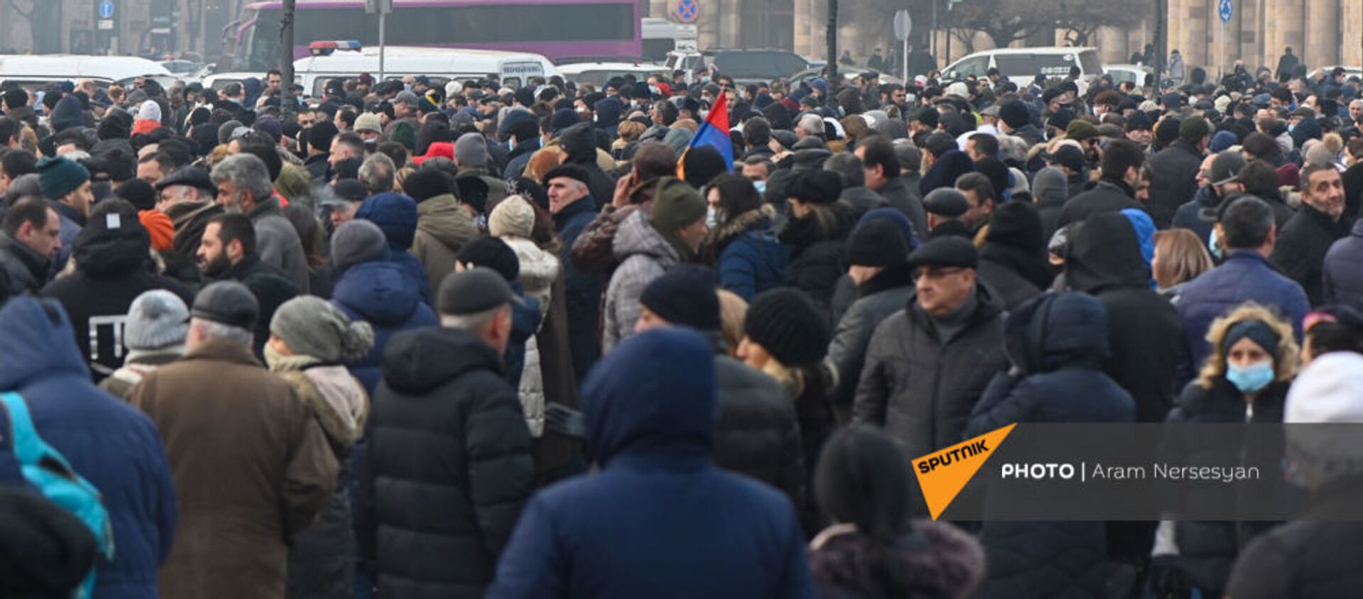 Митинг оппозиции на площади Республики (28 января 2021). Еревaн - Sputnik Таджикистан, 1920, 28.01.2021