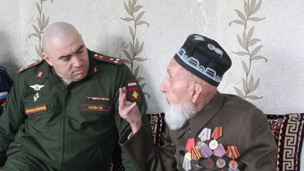 Ветеран Великой Отечественной войны Рашид Каримов - Sputnik Таджикистан