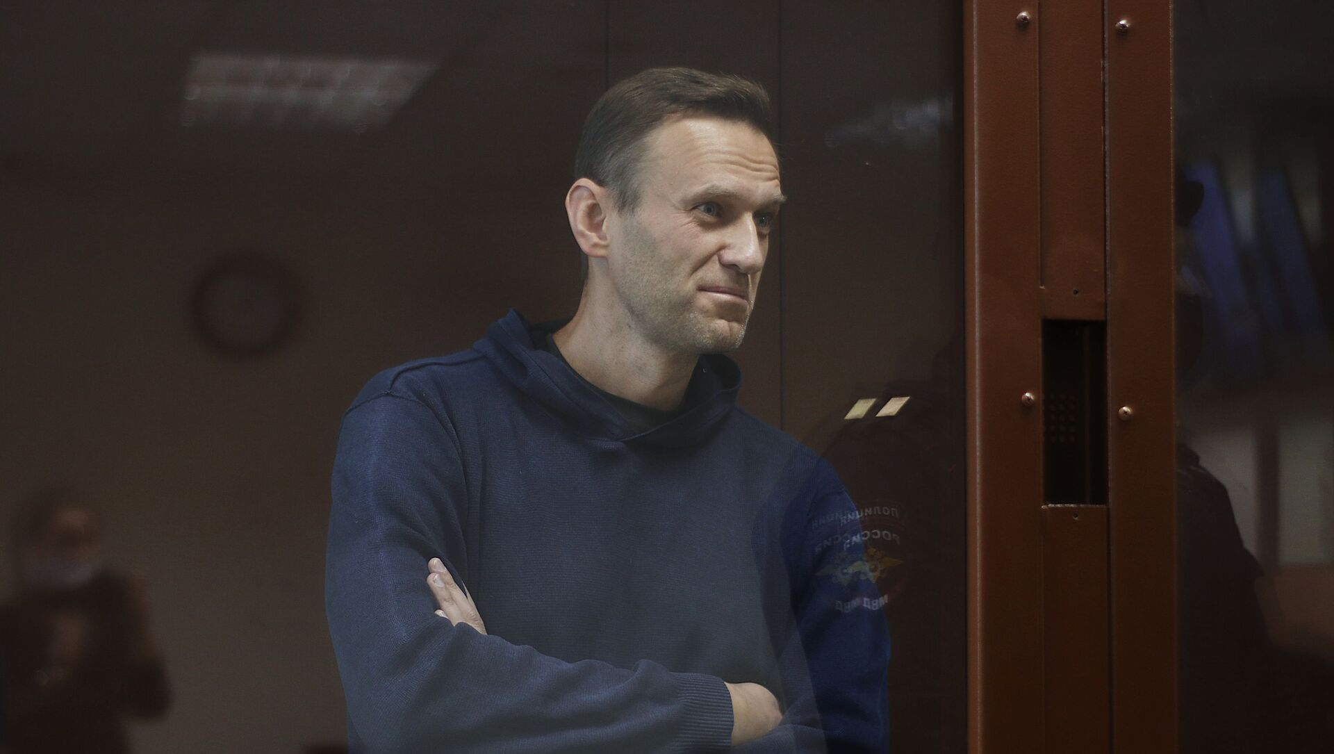 Алексей Навальный в зале Бабушкинского районного суда - Sputnik Таджикистан, 1920, 06.02.2021