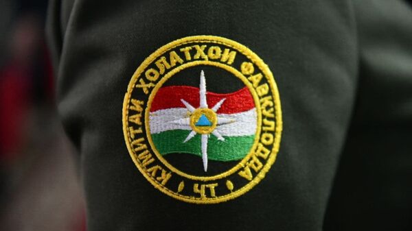 Нашивка на форме сотрудника КЧС - Sputnik Таджикистан