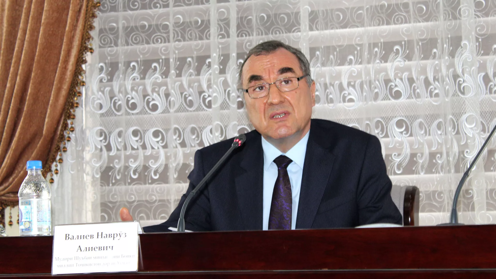 Валиев Наврӯз Алиевич, мудири Шуъбаи минтақавии Бонки миллии Тоҷикистон дар шаҳри Хуҷанд