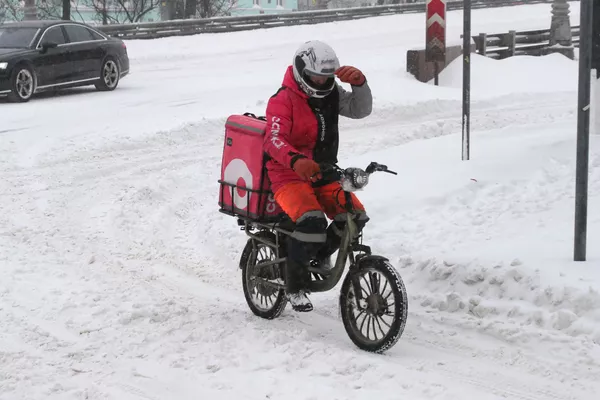 Снегопад в Москве