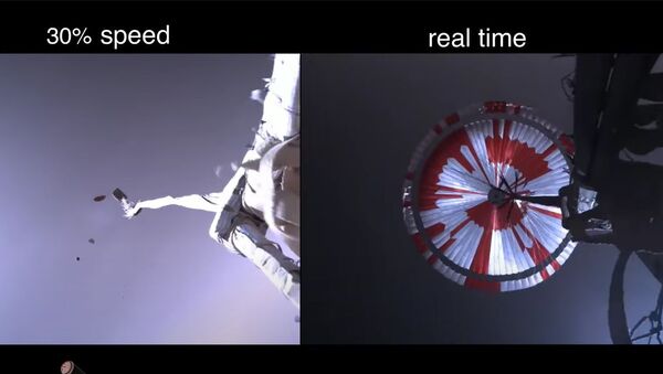 NASA опубликовало видео посадки ровера Perseverance на Марс - Sputnik Таджикистан