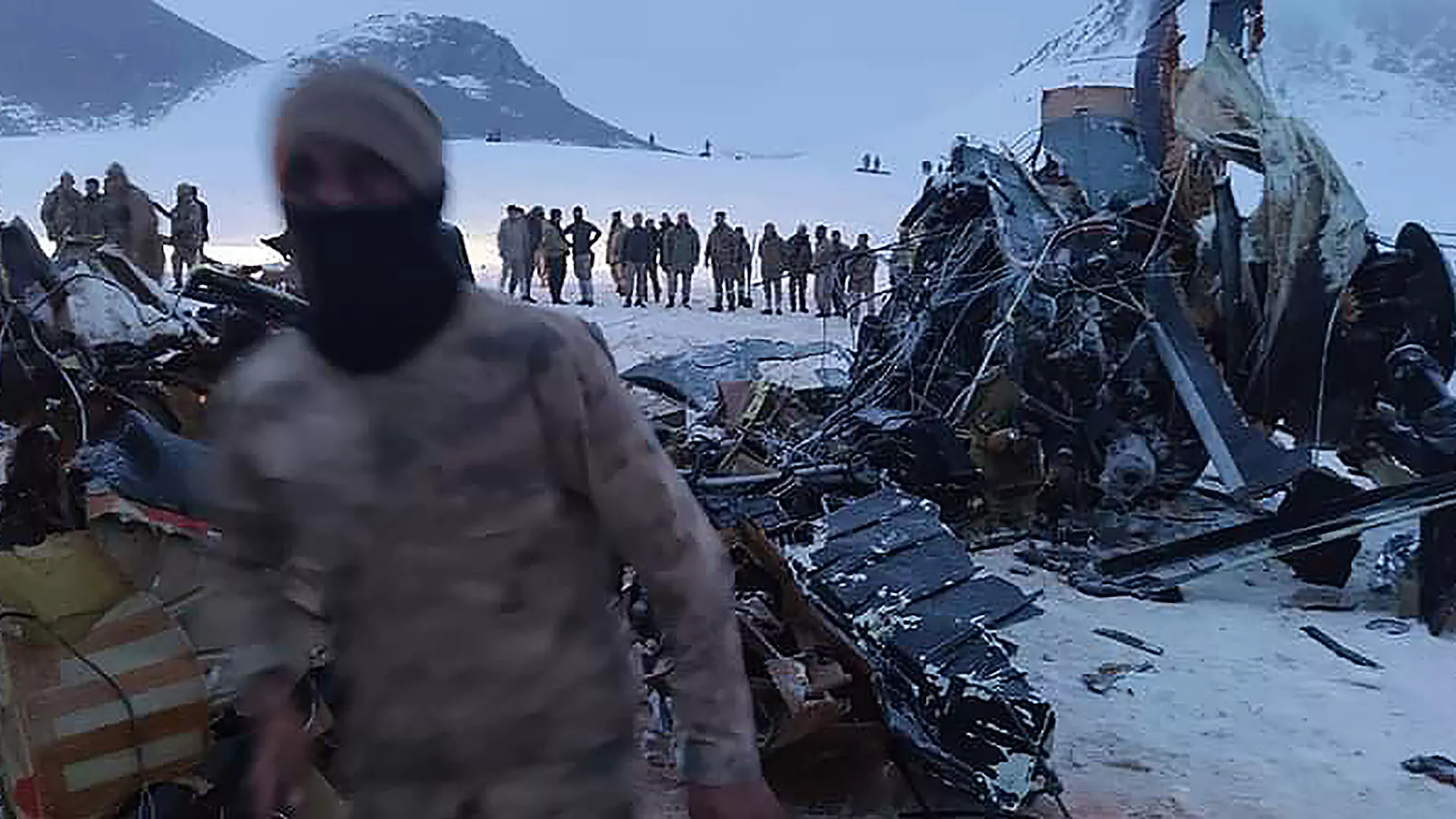 Крушение военного вертолета в Турции 