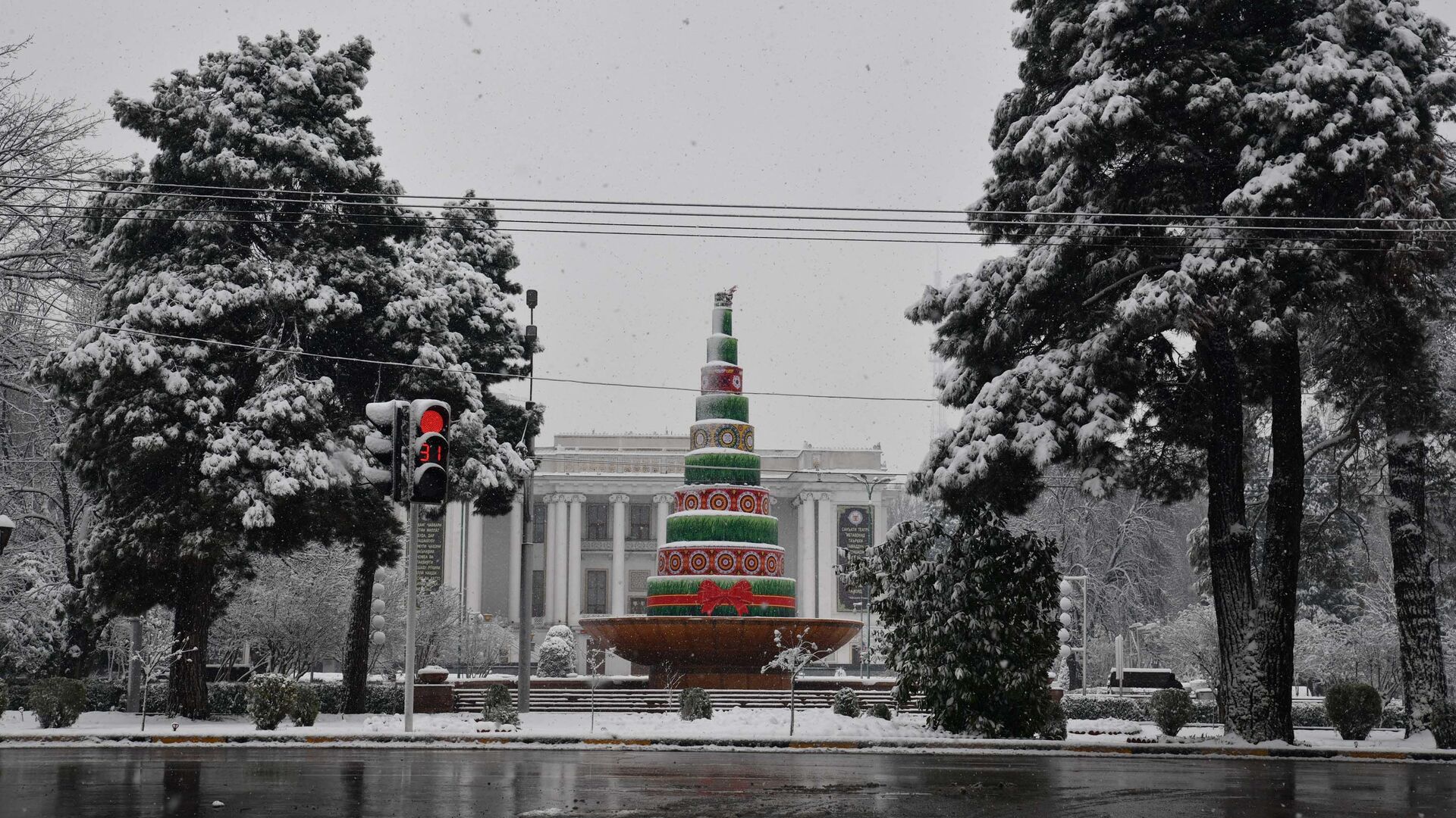 Душанбе в снегу - Sputnik Таджикистан, 1920, 17.03.2021