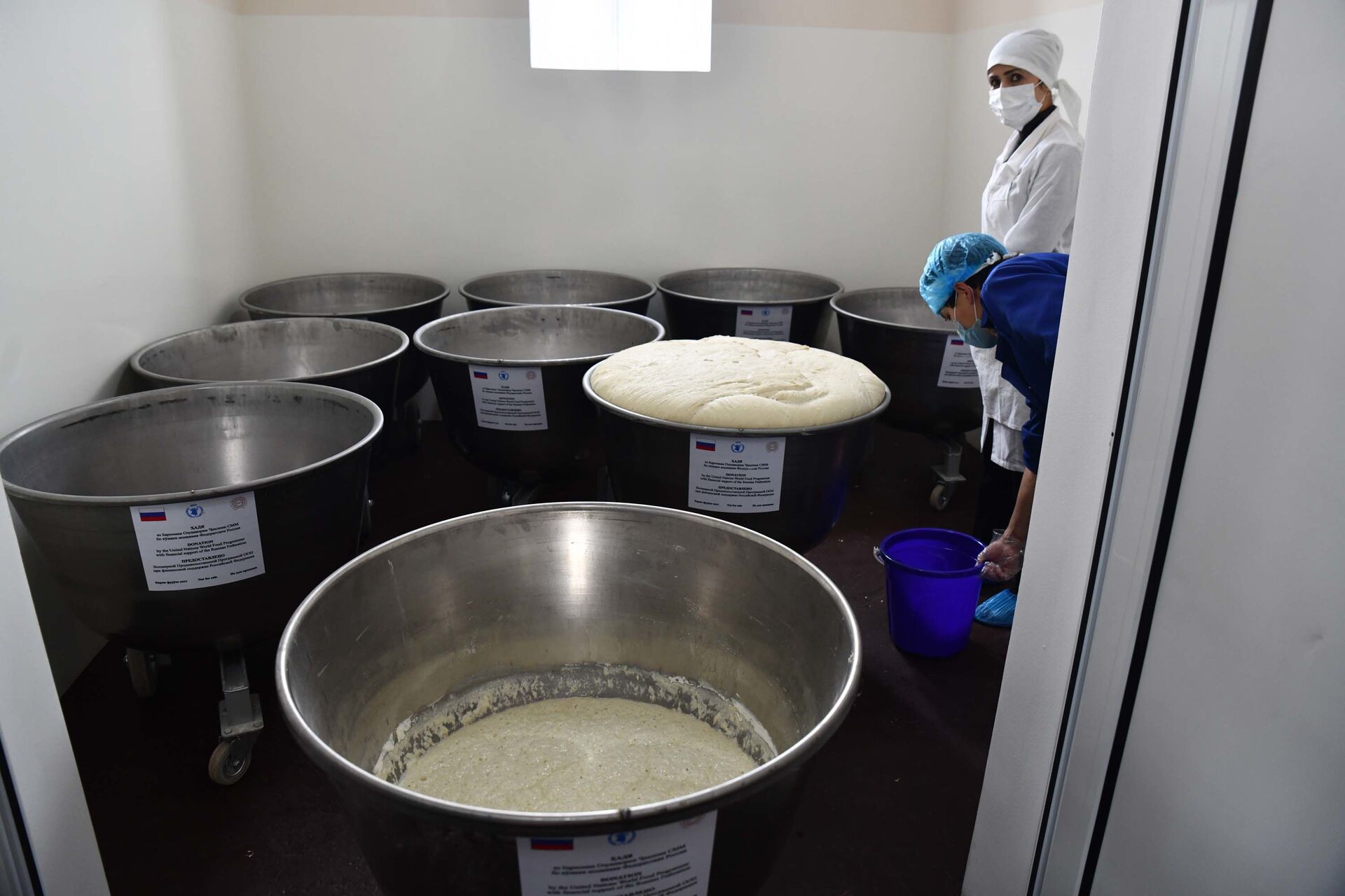 Россия и ВПП ООН открыли новую пекарню в поселке Пяндж - Sputnik Таджикистан, 1920, 06.04.2021