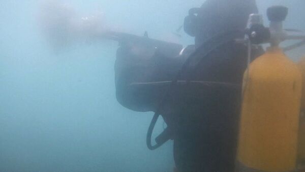 Занятия по подводной стрельбе отряда Тихоокеанского флота на Камчатке - Sputnik Таджикистан