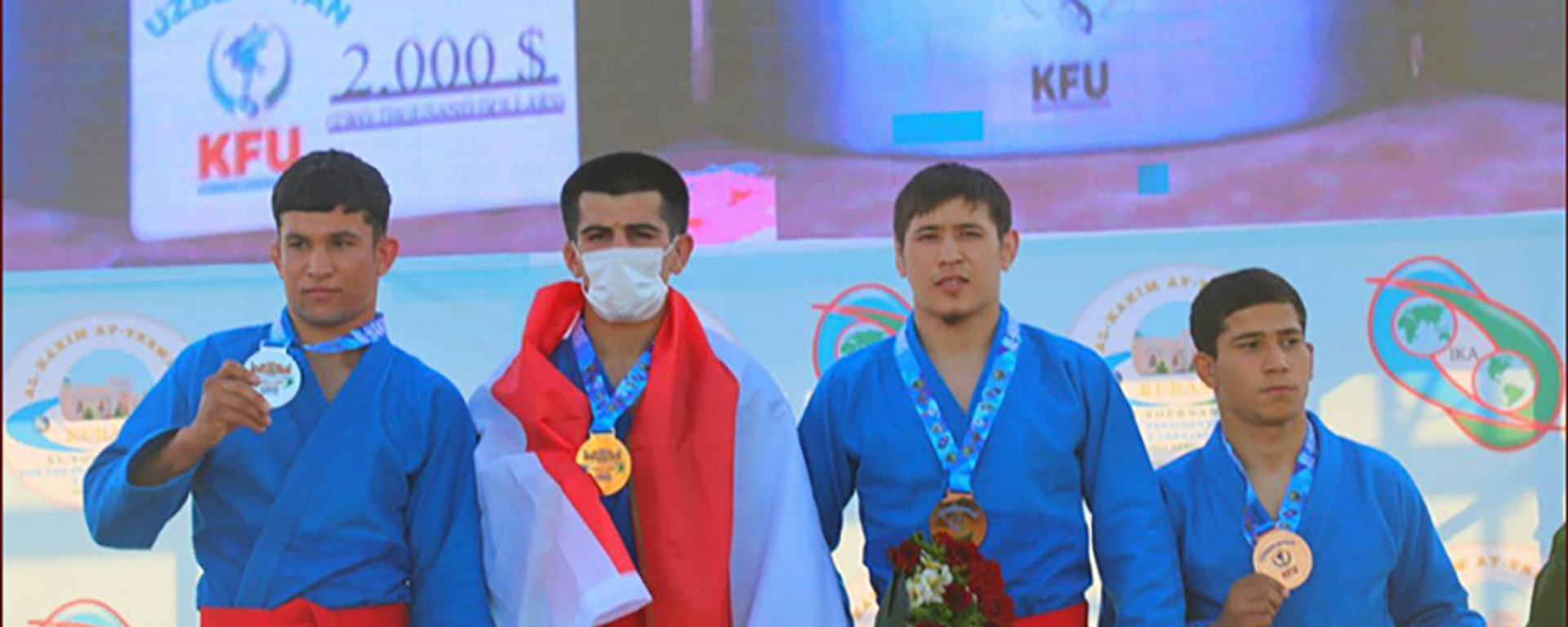 Мухаммадризо Кувватов - победитель международного конкурса Кураш - Sputnik Таджикистан, 1920, 13.04.2021