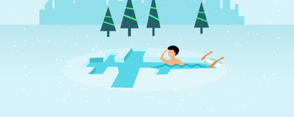 Места для купания в Москве на Крещение - 2021 - Sputnik Таджикистан