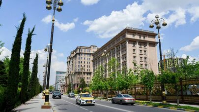 Здание МИД Таджикистана в Душанбе, архивное фото