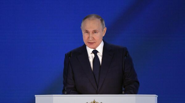 Ежегодное послание президента РФ Федеральному Собранию - Sputnik Таджикистан