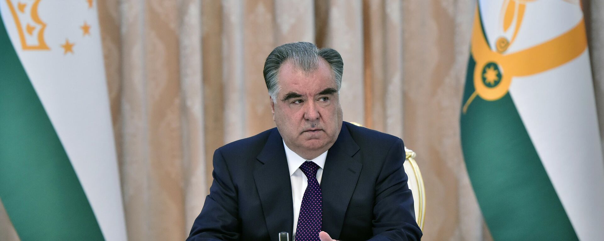 Президент Республики Таджикистан Эмомали Рахмон - Sputnik Таджикистан, 1920, 25.08.2021