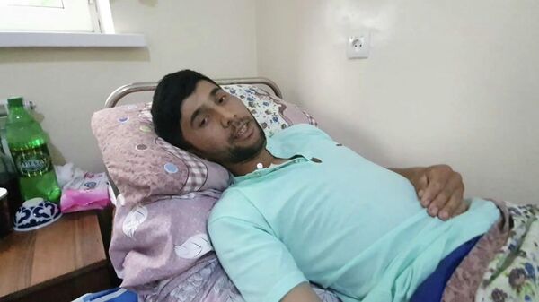 Темурали Наврузов, раненый во время конфликта в Ворухе   - Sputnik Таджикистан