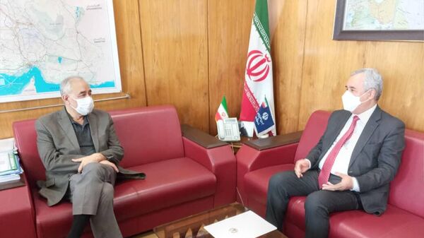 Встреча посла Таджикистана с министром нефти Ирана  - Sputnik Тоҷикистон