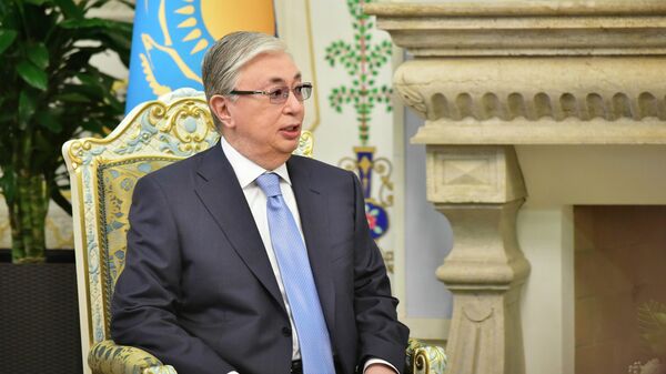 Президент Казахстана Касым-Жомарт Токаев - Sputnik Тоҷикистон