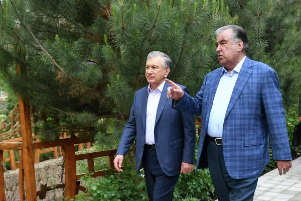 Эмомали Рахмон и Шавкат Мирзиеев
