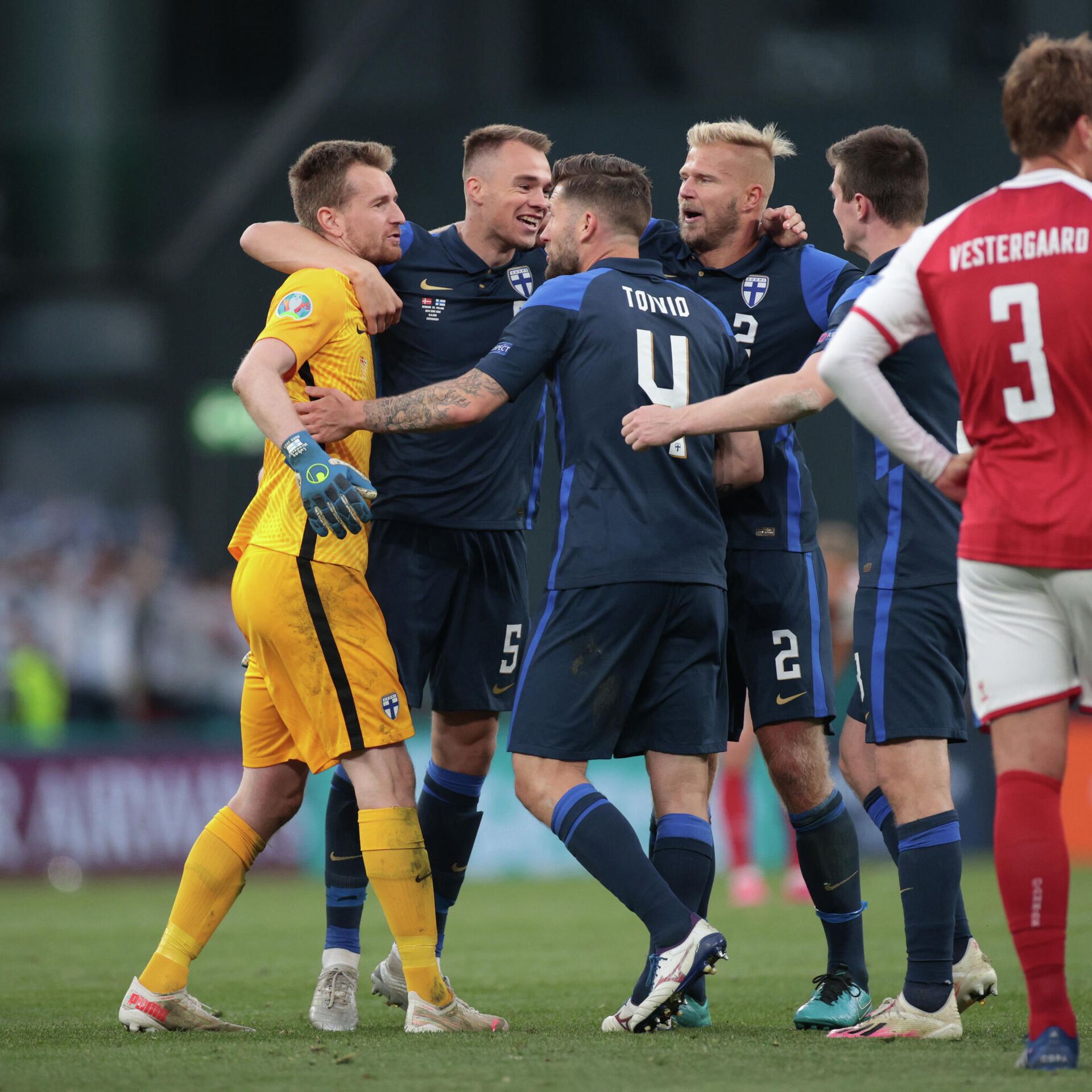 Матч Дания Финляндия: видео обзор матча Евро 2020
