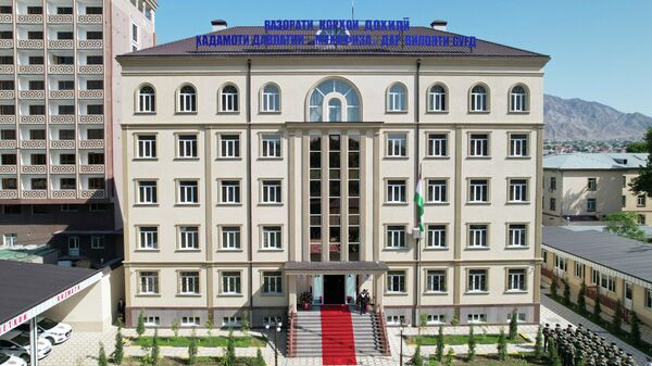 Здание государственной службы Охрана МВД Республики Таджикистан в Согдийской области - Sputnik Таджикистан