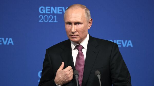 Встреча президентов России и США В. Путина и Дж. Байдена в Женеве - Sputnik Тоҷикистон