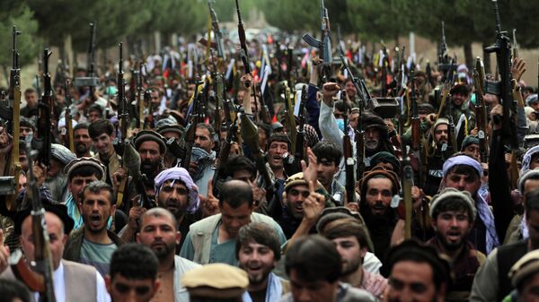 Афганские ополченцы присоединяются к силам обороны Афганистана в Кабуле - Sputnik Тоҷикистон