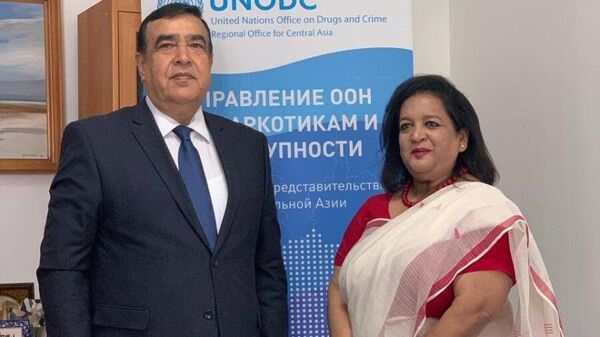 Встреча Посла с Региональным Представителем Департамента ООН по вопросам наркотиков и преступности (UNODC) для Центральной Азии - Sputnik Тоҷикистон