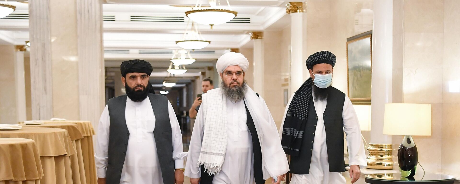 Делегация политического офиса движения Талибан (запрещено в РФ) в Москве - Sputnik Таджикистан, 1920, 08.09.2021