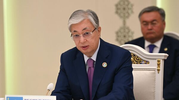 Президент Казахстана Касым-Жомарт Токаев - Sputnik Тоҷикистон