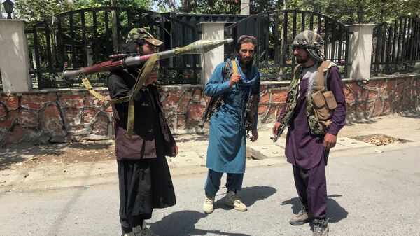Силы Талибана в Кабуле, Афганистан - Sputnik Тоҷикистон