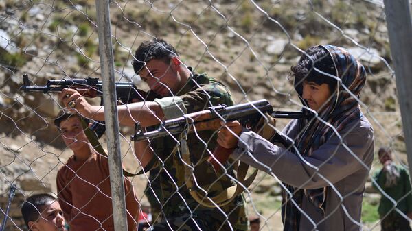 Афганское движение сопротивления во время учений в провинции Панджшер, Афганистан - Sputnik Таджикистан