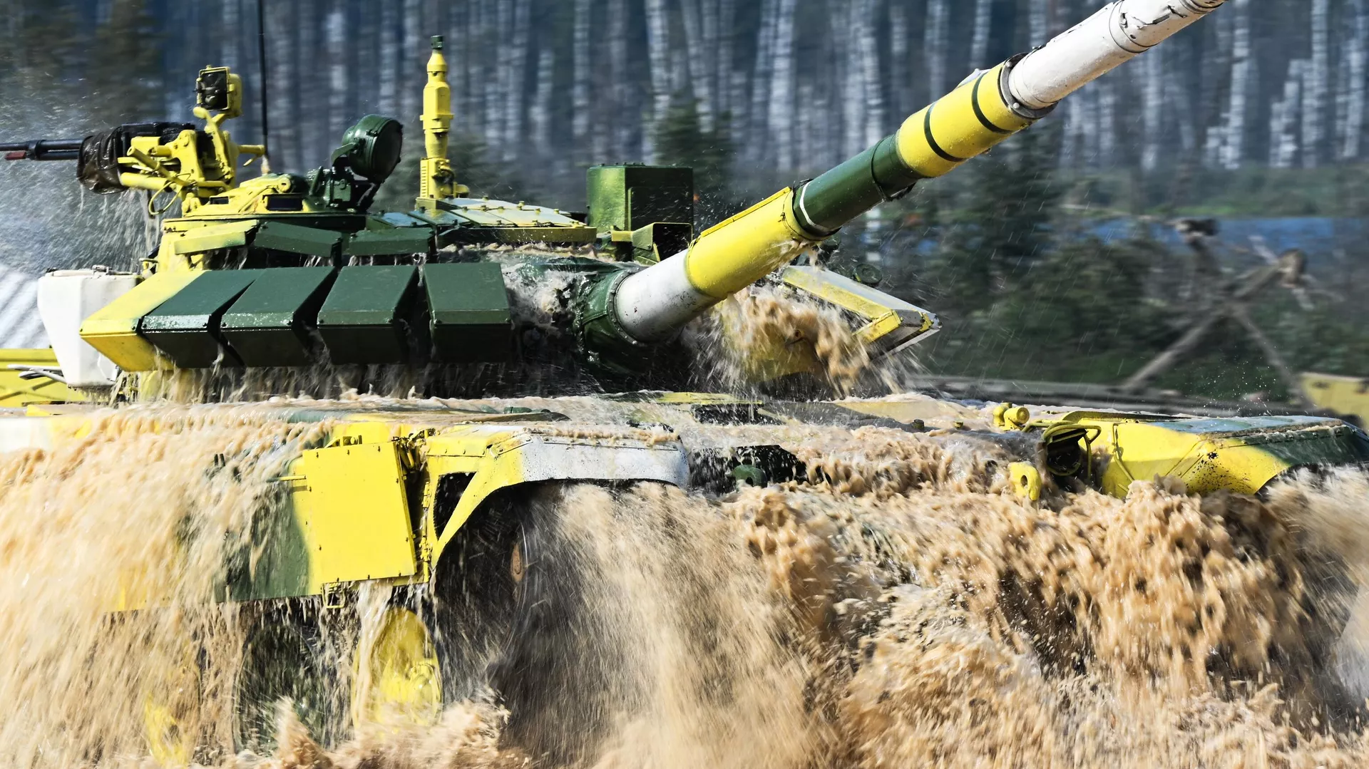 Форум Армия-2021. Танковый биатлон. Полуфинал