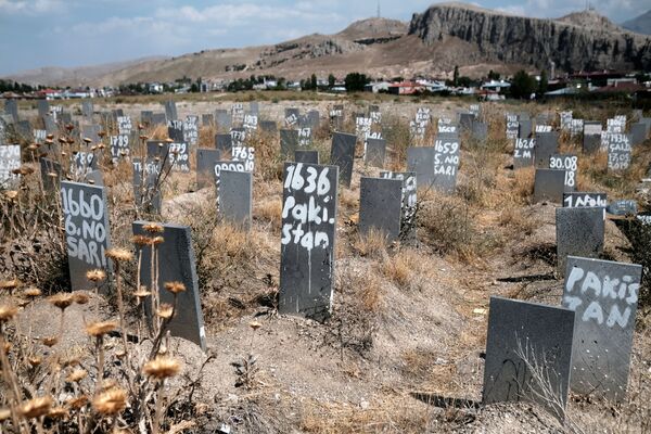 Кладбище беженцев на границе Турции и Ирана. - Sputnik Таджикистан