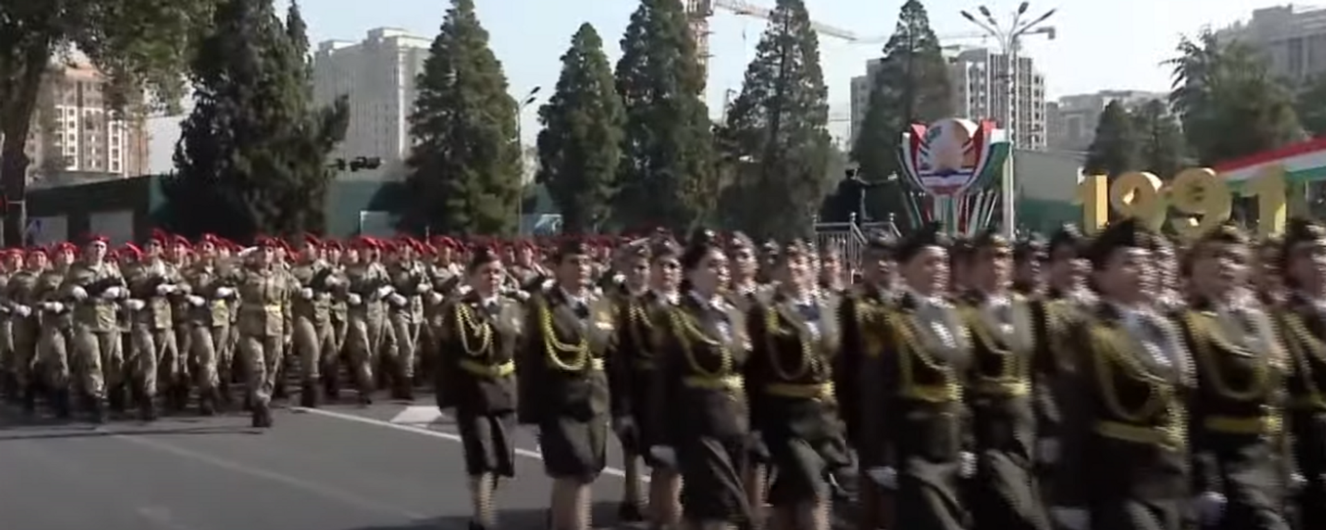 Военный парад в Душанбе 7 сентября 2021  - Sputnik Таджикистан, 1920, 07.09.2021
